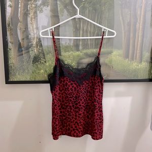 Zara animal print top